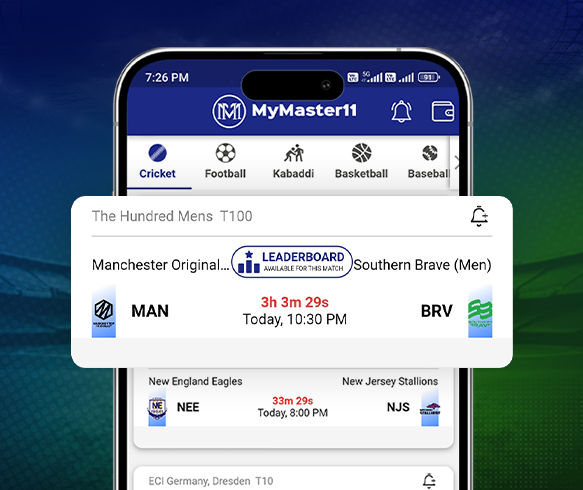 My Master11 SELECT A MATCH